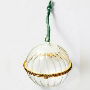 Hinged Ribbed Glass Christmas Tree Ornament - Hearth & Hand with Magnolia-2025